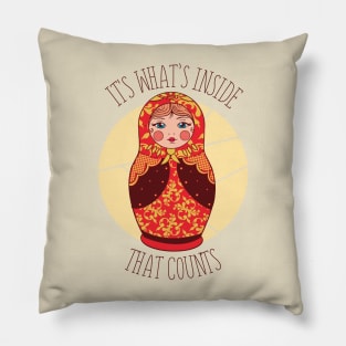 Nesting Doll Matryoshka Pillow