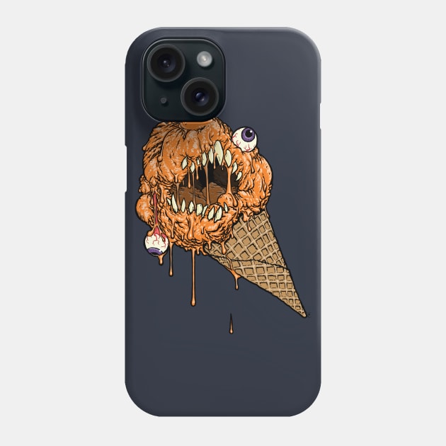 Eye Scream: Orange Sherbet Phone Case by vilecult