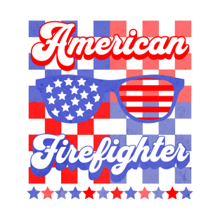 American Firefigher 4th of July Shirt T-Shirt