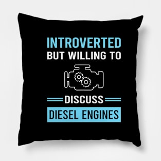 Introverted Diesel Engine Pillow