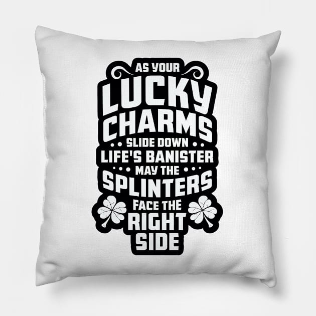 Irish Prayer - Luck of The Irish 2 - Funny Pillow by Vector-Artist