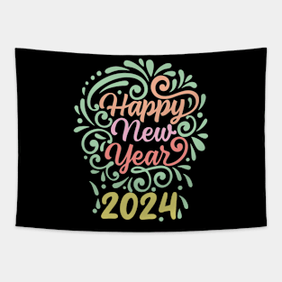 HAPPY NEW YEAR 2024 Tapestry