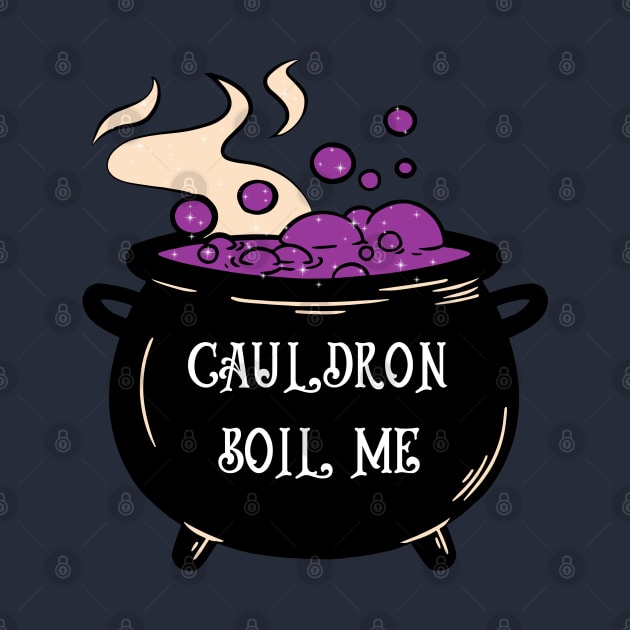 cauldron boil me - witchcraft by saiinosaurus