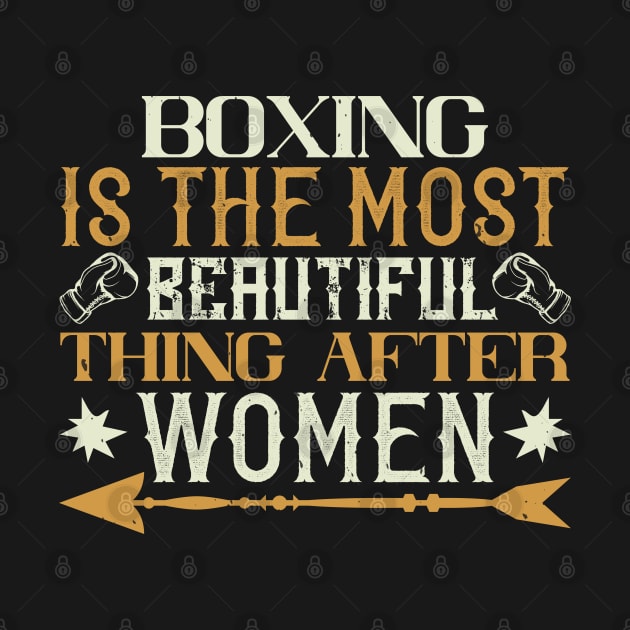 Boxing is the most beautiful thing after women by khalmer