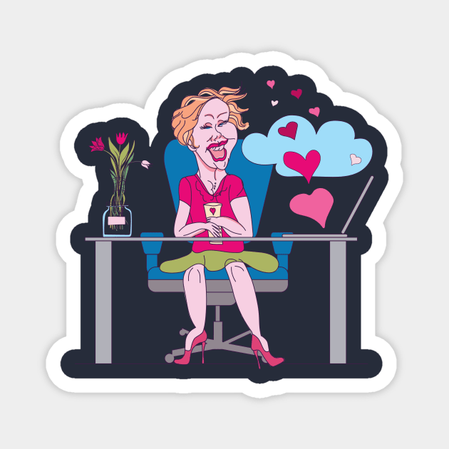 Online dating Magnet by IngaDesign