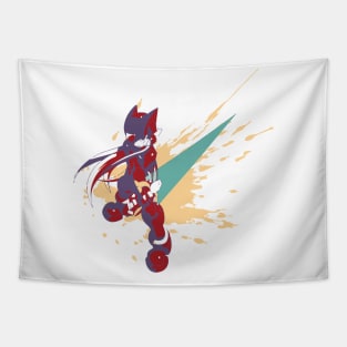 Red Hero Tapestry