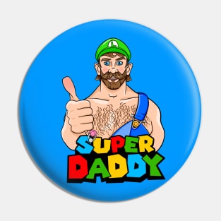 Super Daddy Thumbs Up Pin