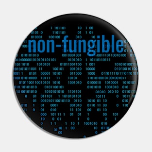 Crypto Tech Blue Non-Fungible Digital Array Pin