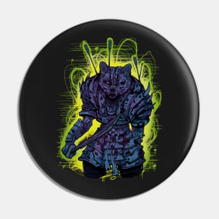 Zombie Warrior Pin