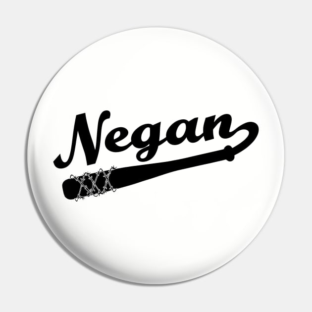 negan baseball Pin by B0red