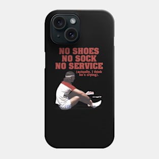 No No Sock No Service The Baumer Phone Case