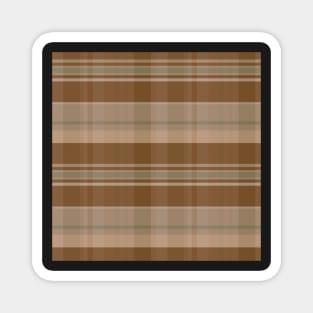 Light Academia Aesthetic Iona 1 Hand Drawn Textured Plaid Pattern Magnet