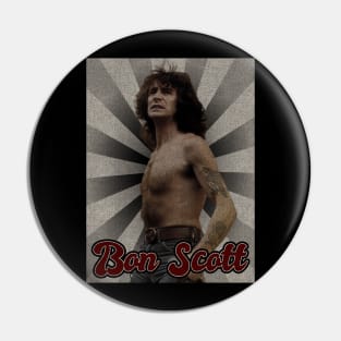 Vintage Classic Bon Scott Pin