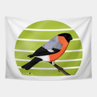 jz.birds Bullfinch Bird Watching Birding Design Tapestry