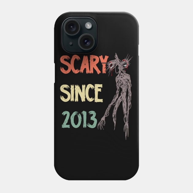 Scary since 2013 siren head Phone Case by opippi