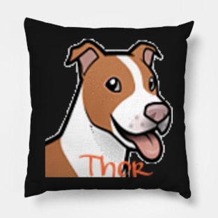 Thor the Pitbull Tee Pillow