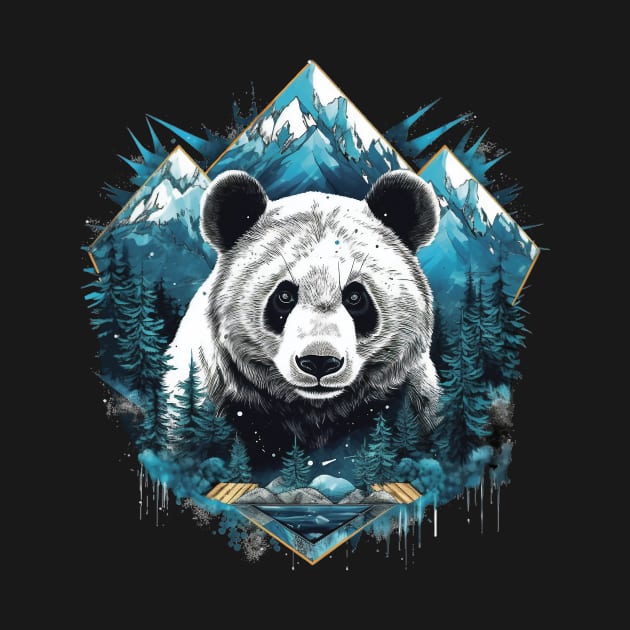 Panda bear by GreenMary Design