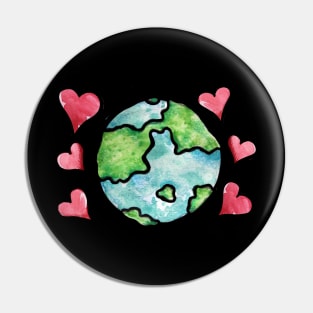 Love Earth Pin