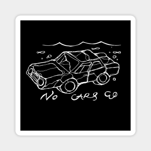 No Cars Go by the band Arcade Fire - Illustrated Lyrics Magnet