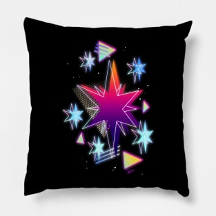 Synthwave Twilight Sparkle Cutie Mark Pillow