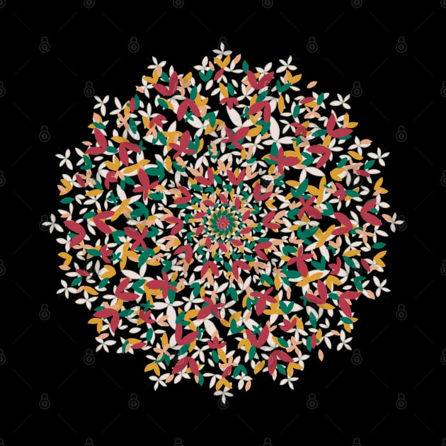 Fantasy Floral Mandala by Hip Scarves and Bangles