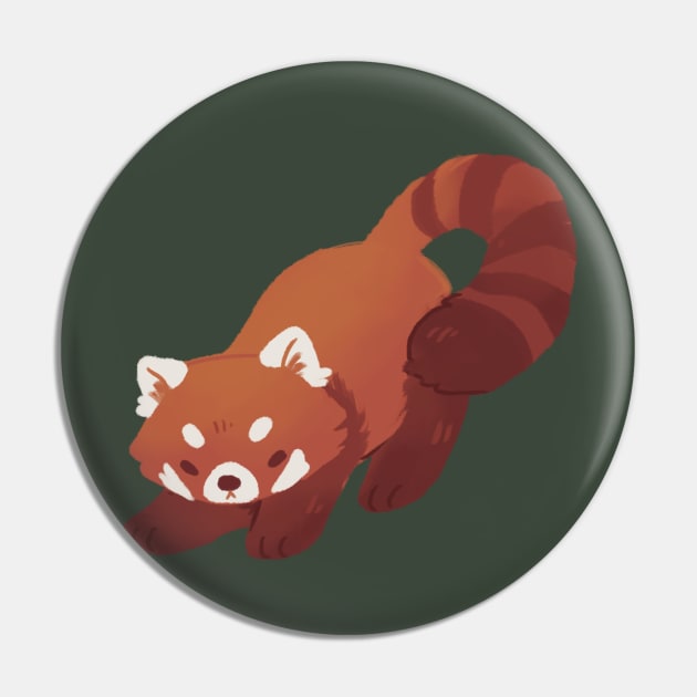 Red Panda 3 Pin by electricgale