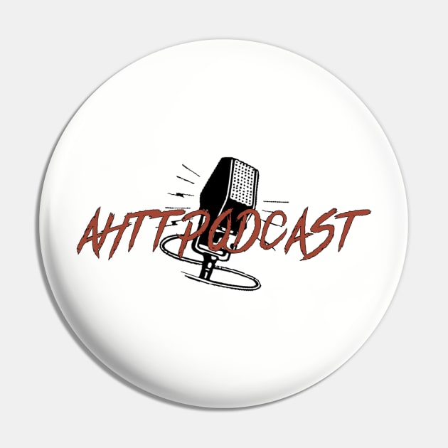 AHTTPodcast - Soundwaves T-Shirt Pin by Backpack Broadcasting Content Store
