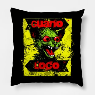 Guano Loco Stencil Pillow
