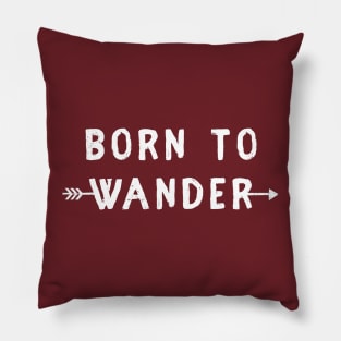 Born to Wander Pillow