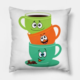 Big Face Coffee Owner Pillow
