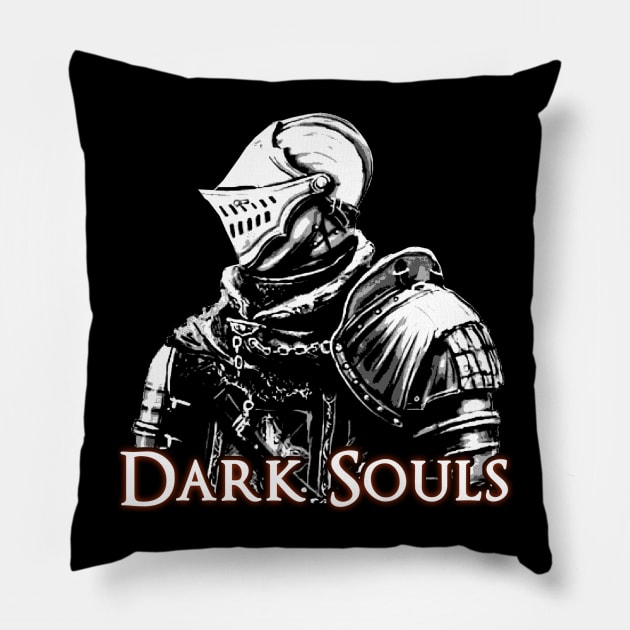 Dark Souls - Elite Knight - white Pillow by 666hughes