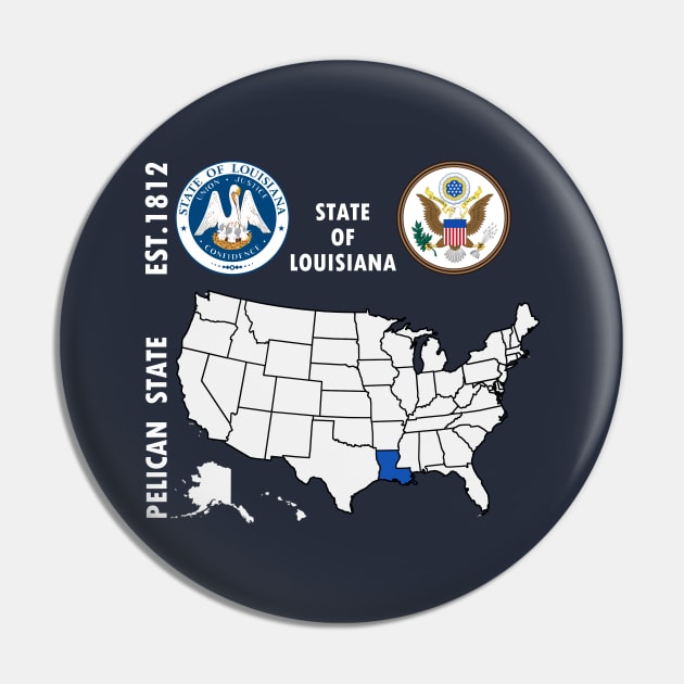 State of Louisiana Pin by NTFGP