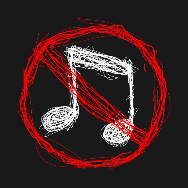 Dark and Gritty Anti-Music Noise symbol by MacSquiddles