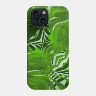 Green Tropical Palm Trees Phone Case