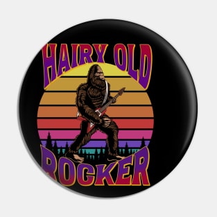 Bigfoot Hairy Old Rocker Pin