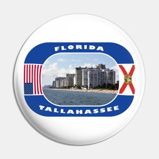 Florida, Tallahassee City, USA Pin