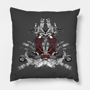 Lambretta pin up Pillow