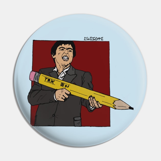 Tony Montana the Artist Pin by XSociety