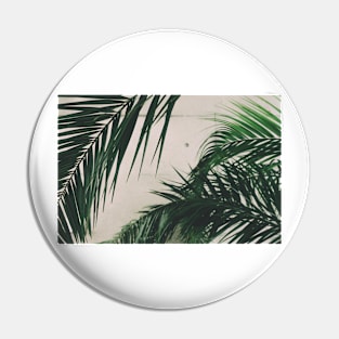 Artful Palm Leaf Graphic Pin