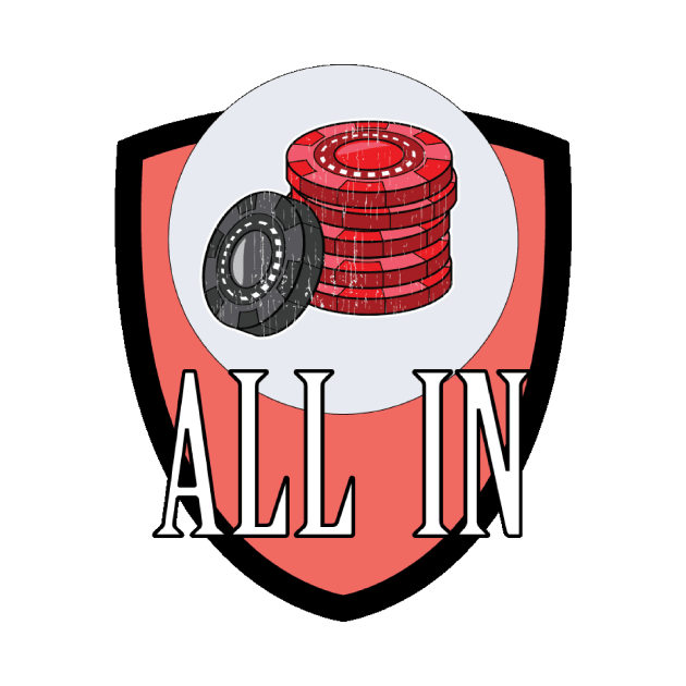 All In Poker Player Skills Chips by 2CreativeNomads