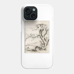 Flowers and Birds in a Spring Landscape Classic Phone Case