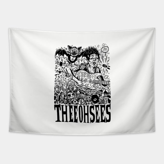 Thee oh sees Help Tapestry by malditxsea