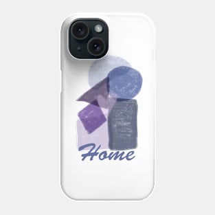 Home abstract art shapes, inspirational meanings Phone Case