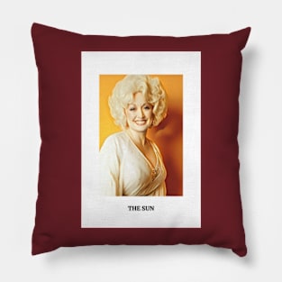 The Sun Tarot Card - Dolly Parton Pillow