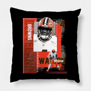 Cleveland Browns Deshaun Watson 4 Pillow