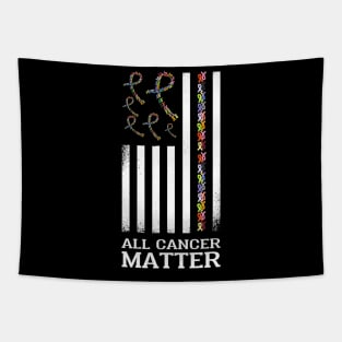 All Cancer Matters Awareness Saying World Cancer Day Tapestry