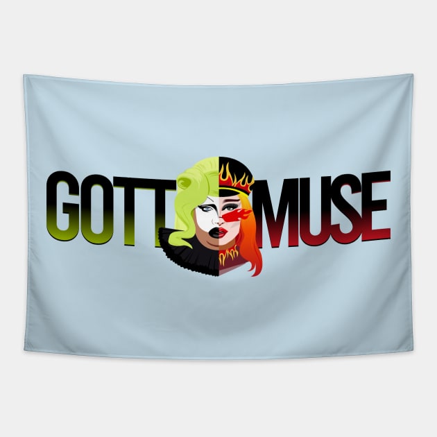 Gott Muse from RuPaul's Drag Race Season 13 Tapestry by dragover