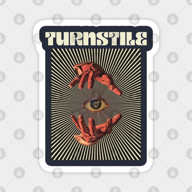 Hand Eyes Turnstile Magnet by Kiho Jise