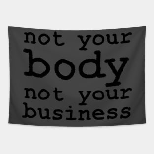 Not Your Body, Not Your Business Tapestry