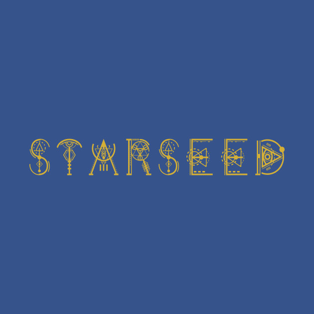 Discover Starseed In Scared Geometry Ancient Script - Starseed - T-Shirt